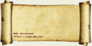 Tamara Nikolendžić vizit kartica